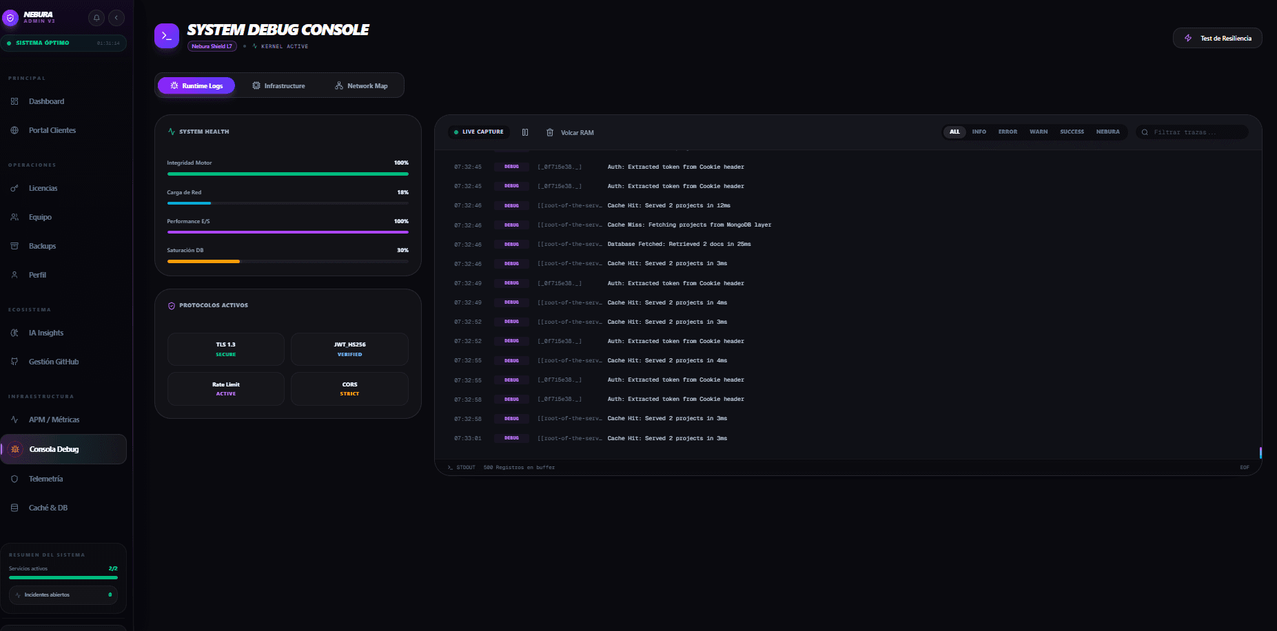 DEBUG CONSOLE